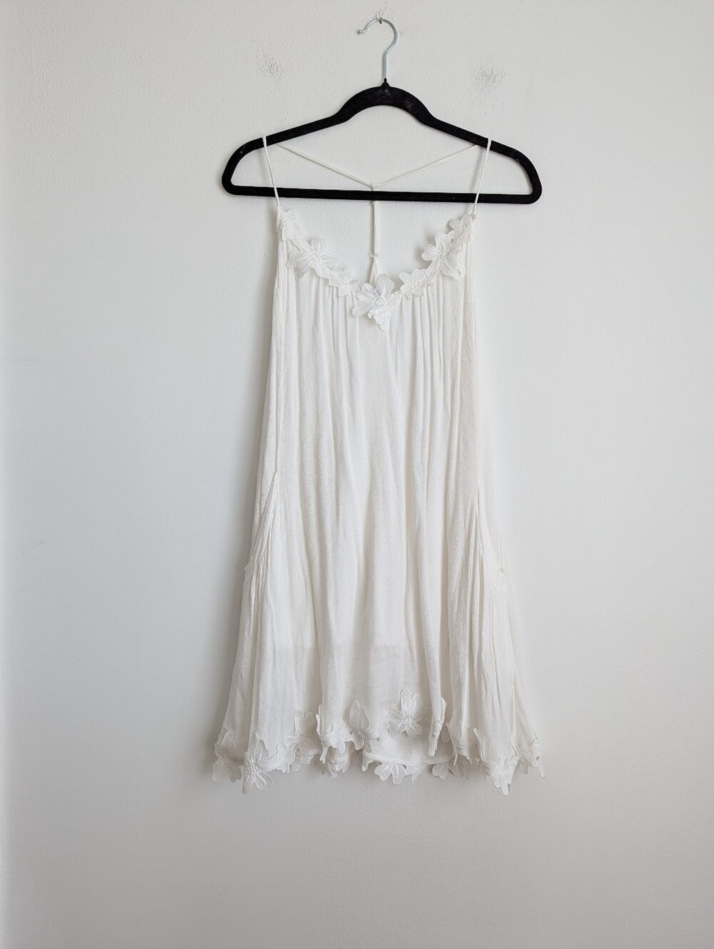 Lulus Lush Lily Love Ivory Shift Dress In White Size M Bridal Boho